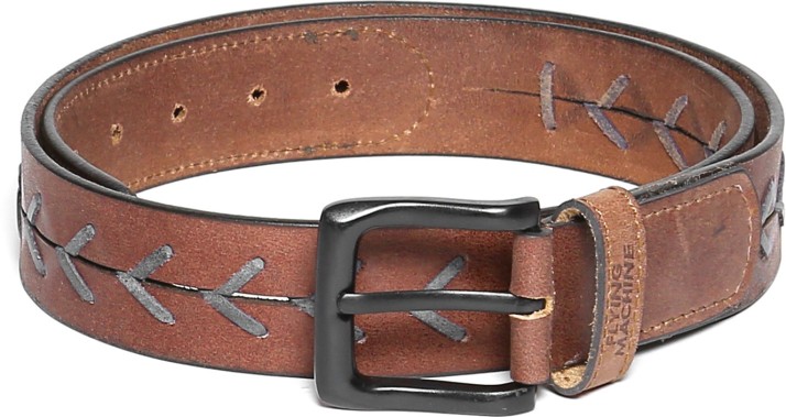 flying machine leather belt