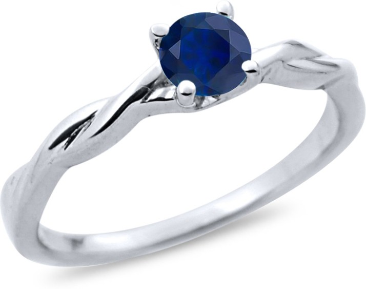 Details about   925 Sterling Silver Blue Sapphire Filled Twisted Ring for Women 8