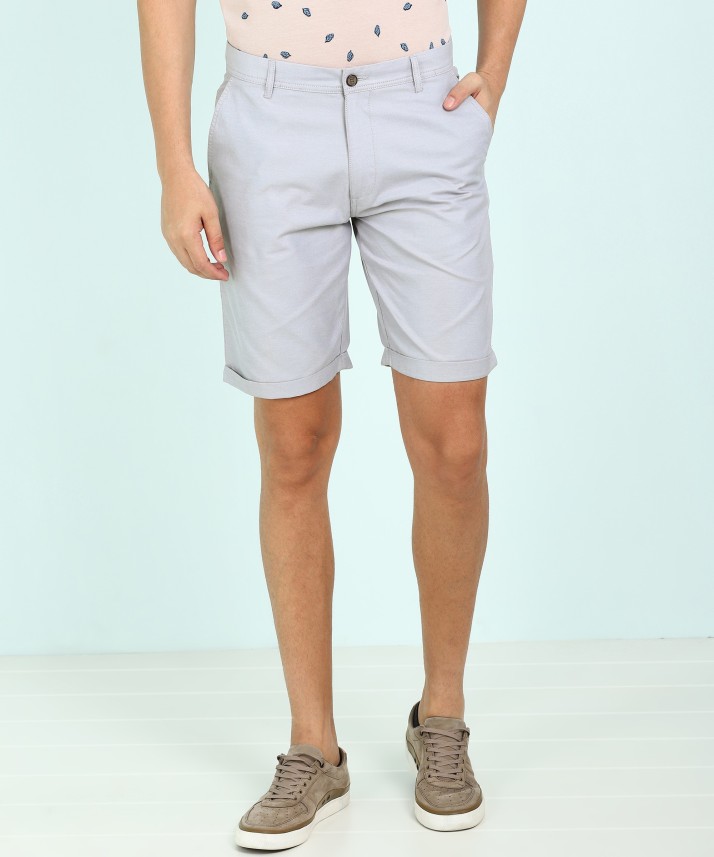 mens gray chino shorts