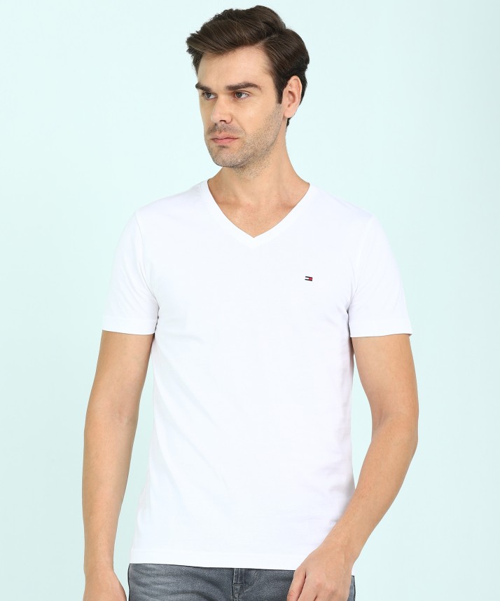 tommy hilfiger white top mens