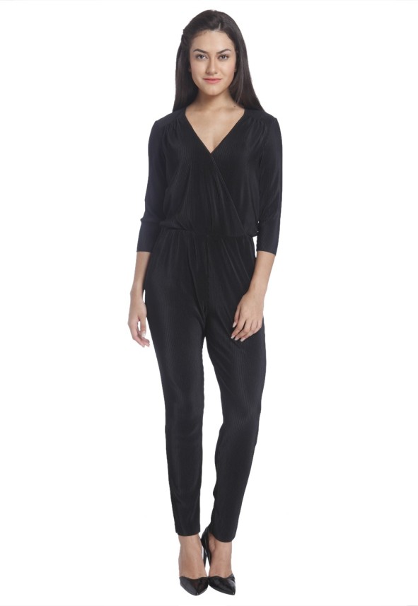 black jumpsuit flipkart