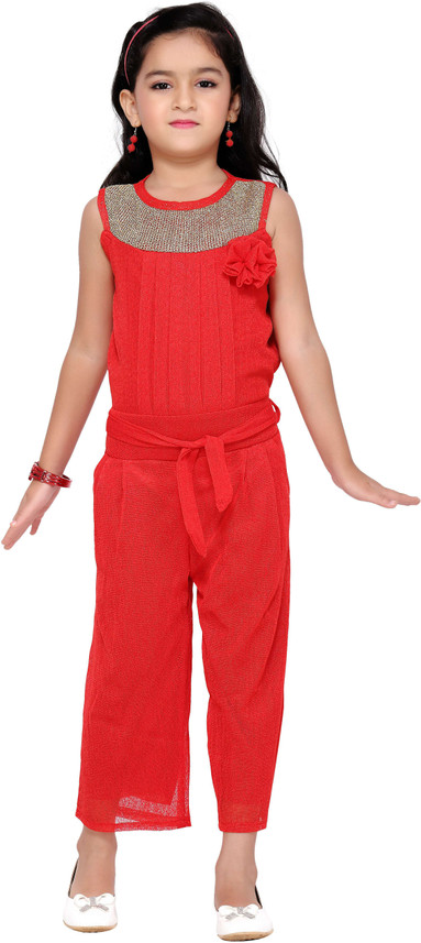 baby girl red jumpsuit