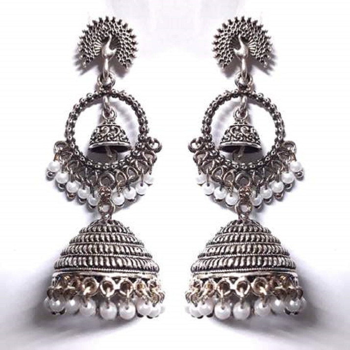 oxidised earrings flipkart