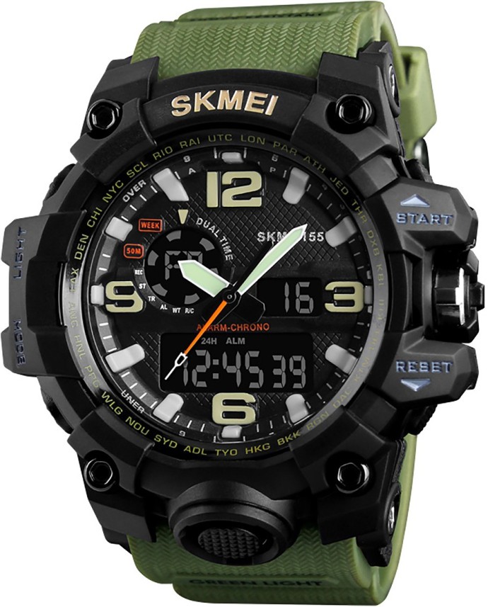 Skmei Green Chronograph Sports 