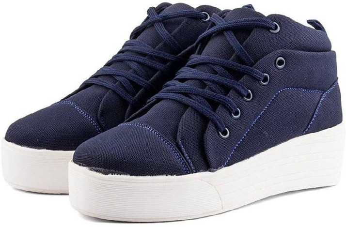 girls navy high tops