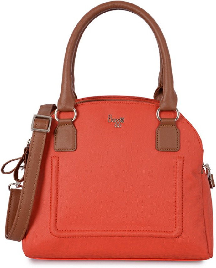 baggit red solid sling bag
