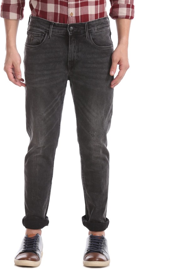 U.S. Polo Assn Slim Men Black Jeans 