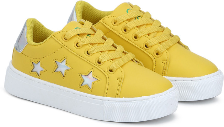 yellow colour shoes for girls