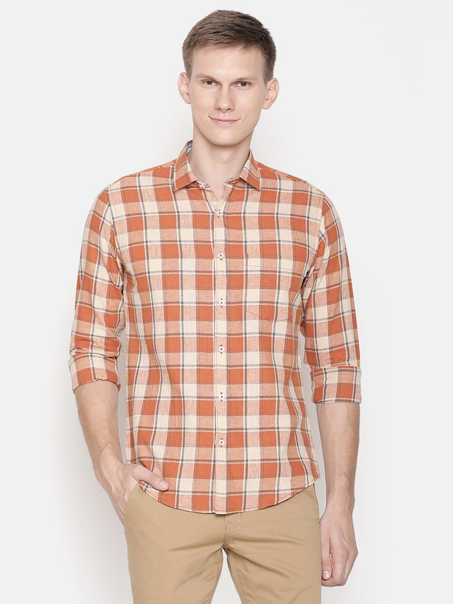 Men Checkered Casual Multicolor Shirt 