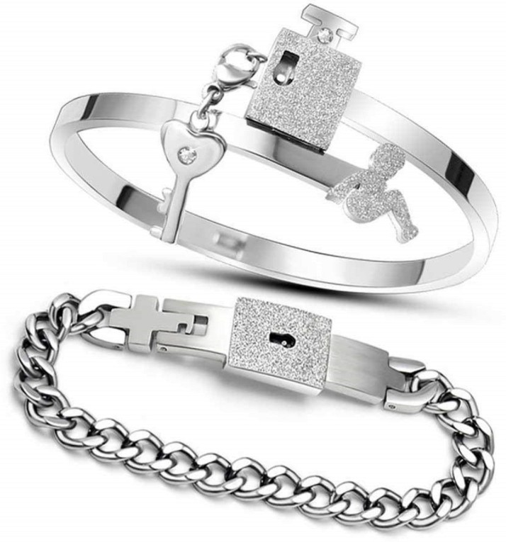 silver bracelet set