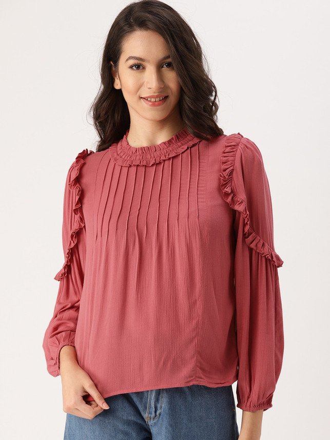 ruffle top flipkart