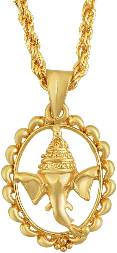 RN Gold plated Brass Ganesh Head 