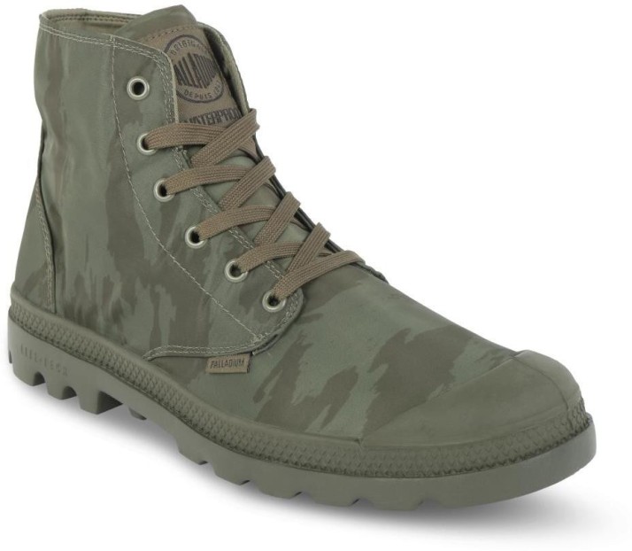 palladium leather boots mens