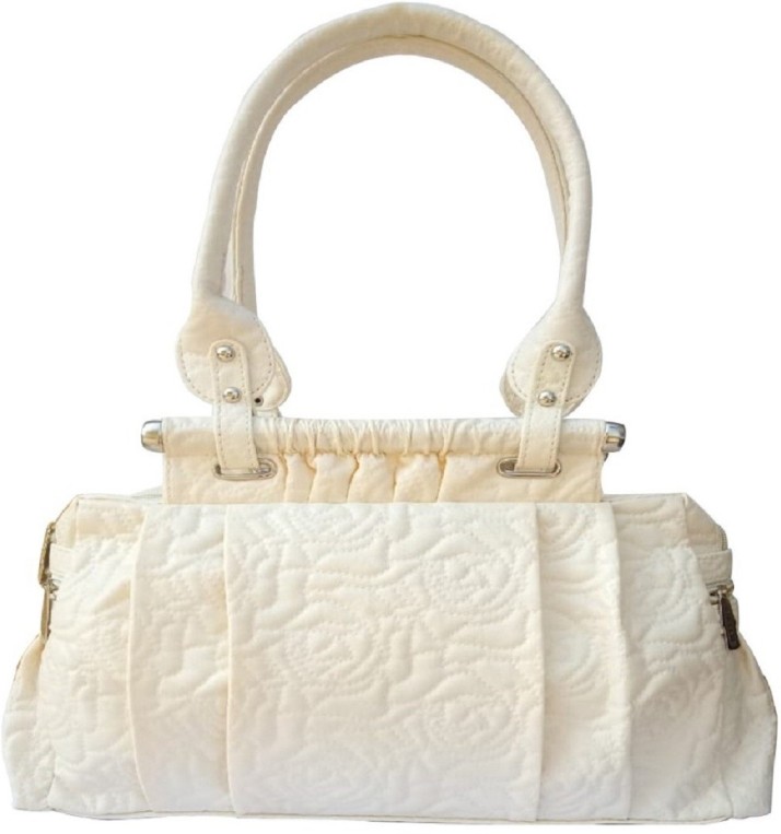 girls white handbag