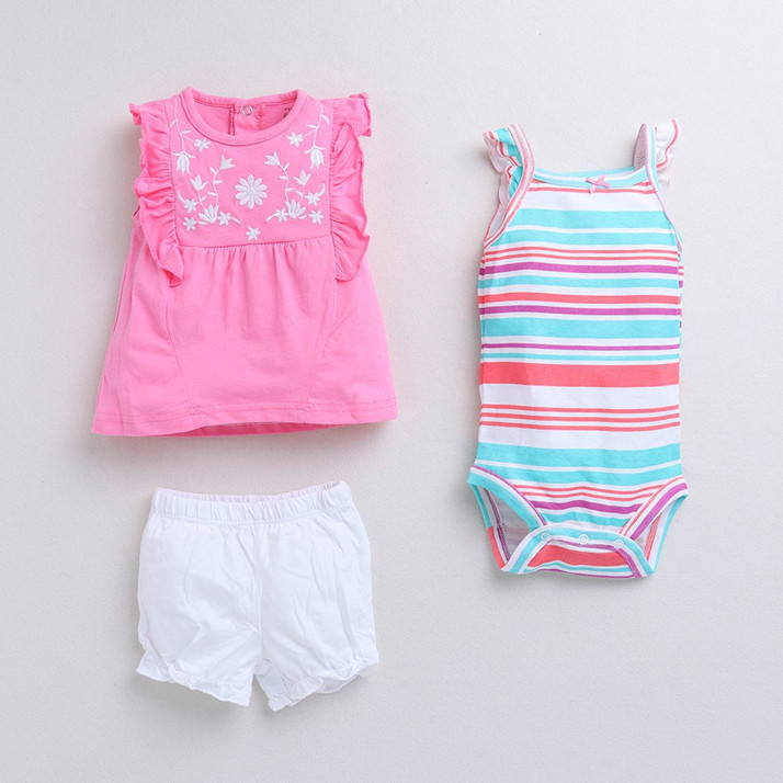 baby girl dungaree shorts