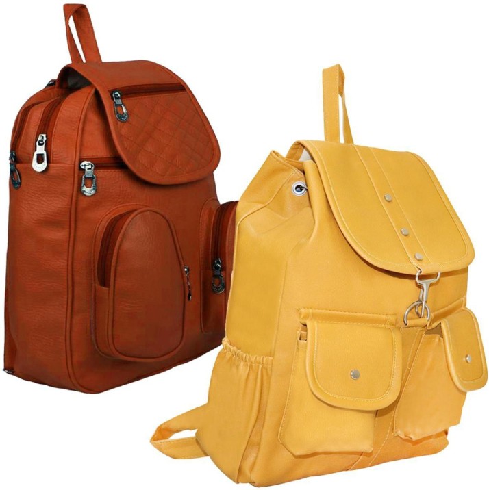 leather backpack flipkart