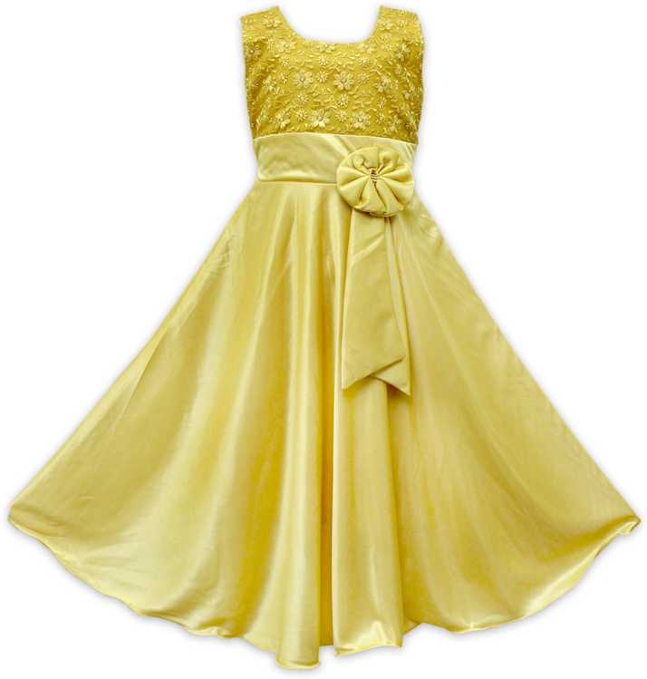 Clobay Girls Maxi Full Length Party Dress Price In India Buy Clobay Girls Maxi Full Length Party Dress Online At Flipkart Com
