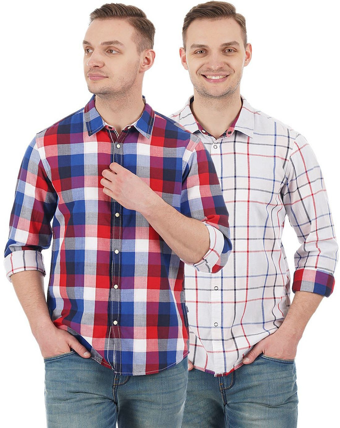 Pepe Jeans Men Checkered Casual 