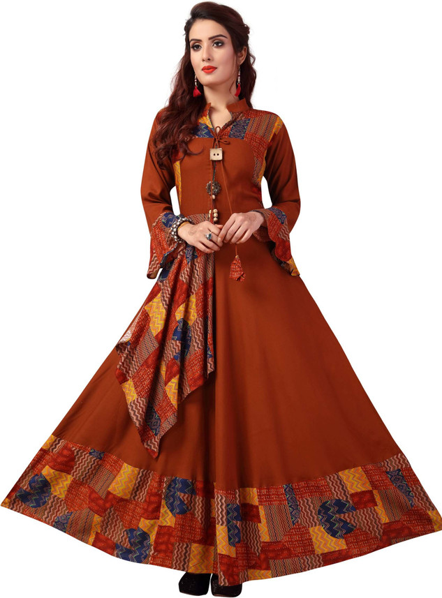 flipkart shopping long gown