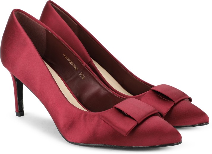 burgundy heels near me