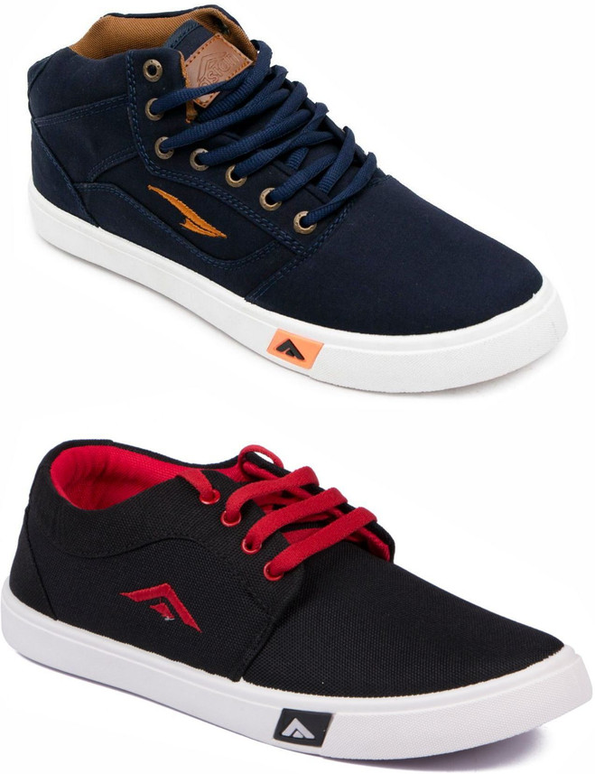 multicolor canvas shoes