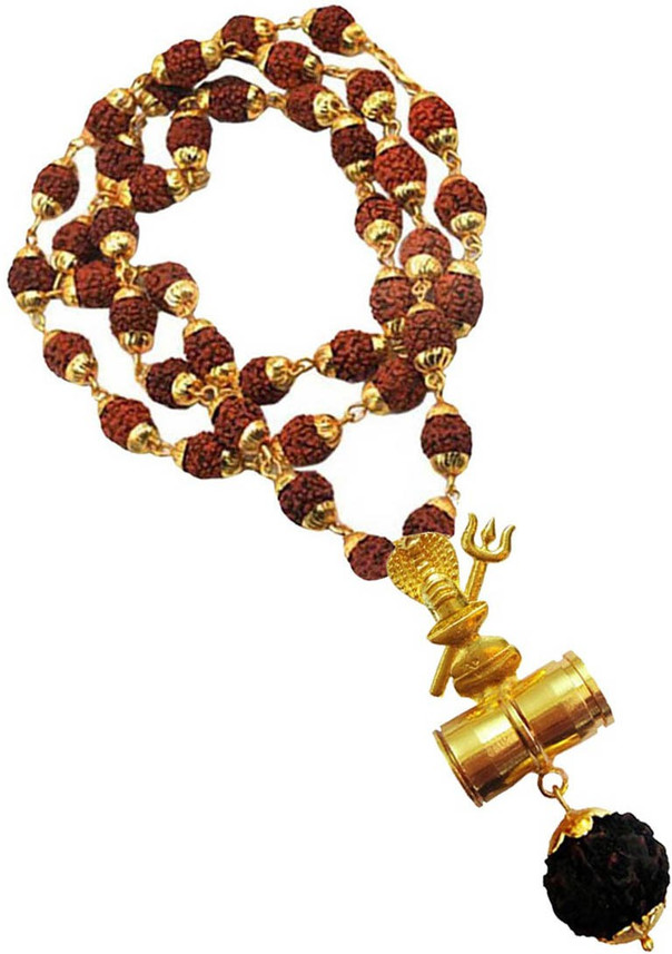 rich \u0026 famous Damru Rudraksha Pendant 