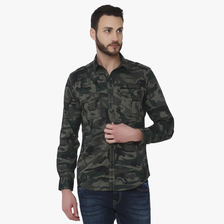 MUFTI Men Printed, Military Camouflage 