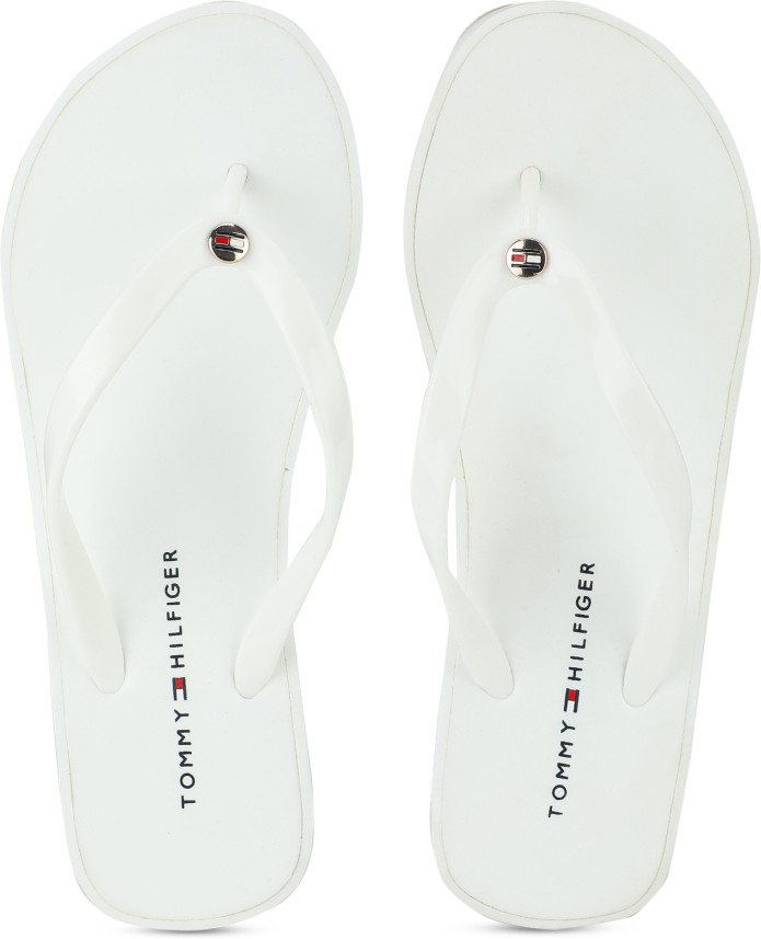 tommy hilfiger wedges white