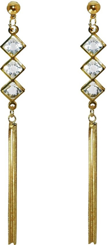 long earrings diamond