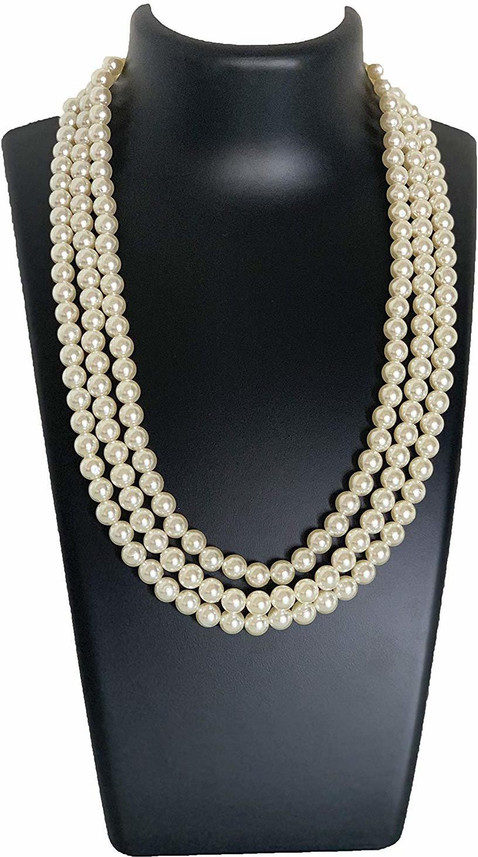 A Jaipur Gems Three Layer Pearl Stone 