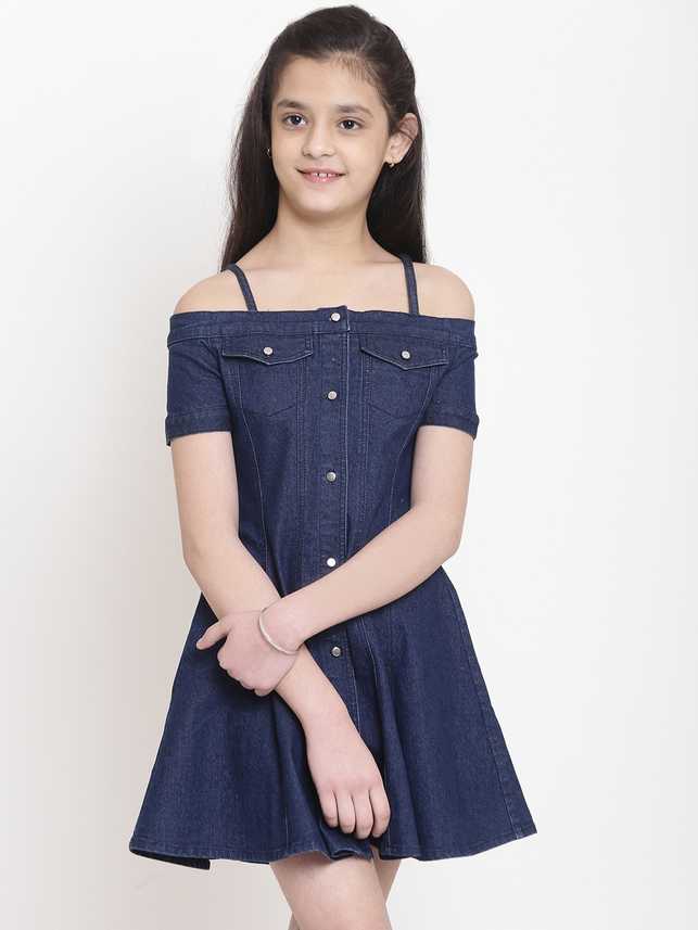 Natilene Indi Girls Above Knee Casual Dress Price In India Buy