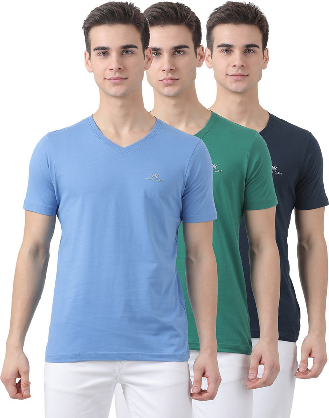 monte carlo t shirt pack of 3