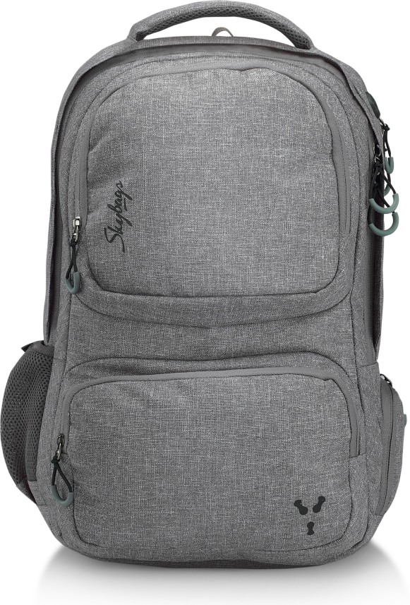 skybags crew 4 laptop backpack grey 34 l laptop backpack