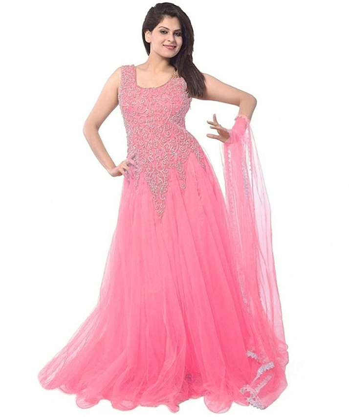 flipkart pink gown
