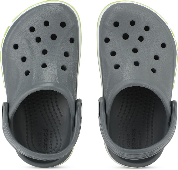 boys grey crocs