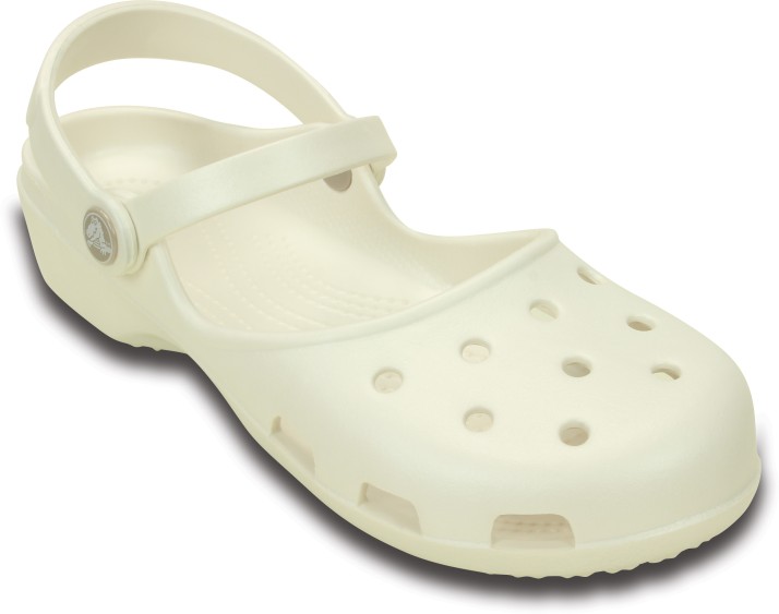 crocs cream colour