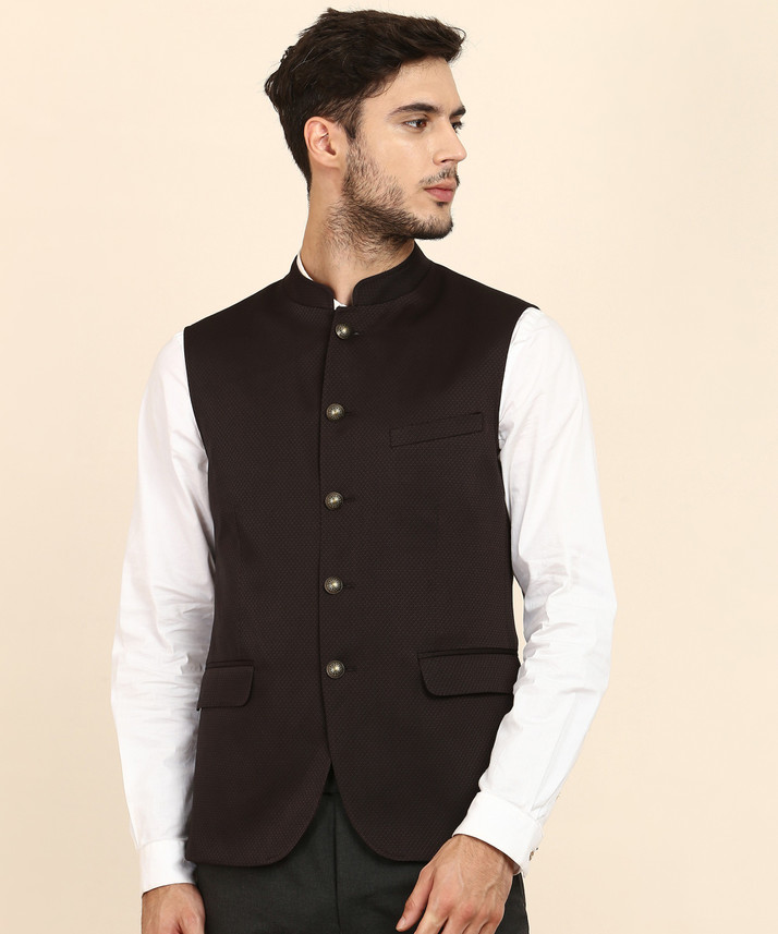 LOUIS PHILIPPE Sleeveless Solid Men 