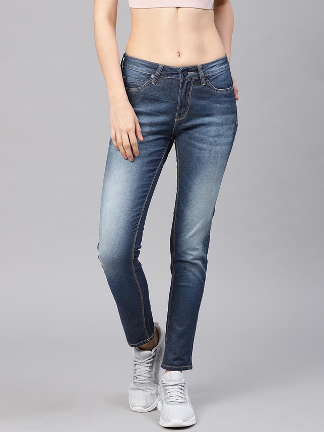 Hrithik Roshan Skinny Women Blue Jeans 
