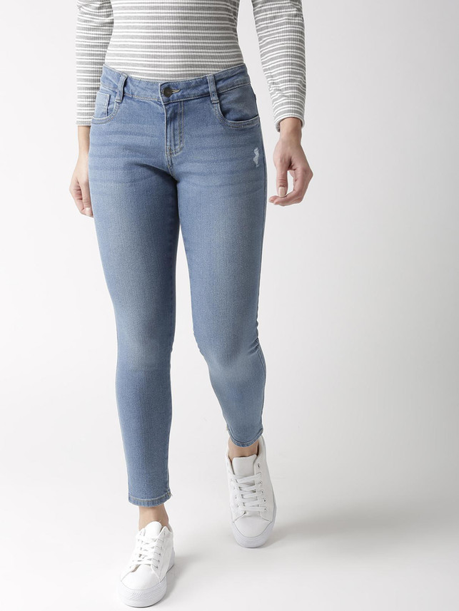 Mast \u0026 Harbour Skinny Women Blue Jeans 