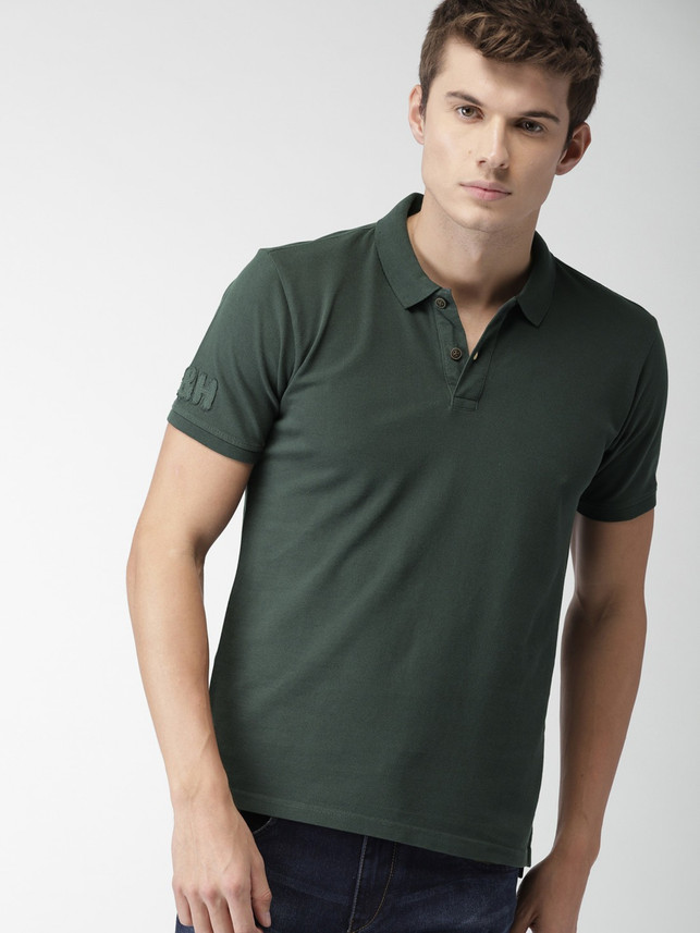 Buy Mast \u0026 Harbour Solid Men Polo Neck 