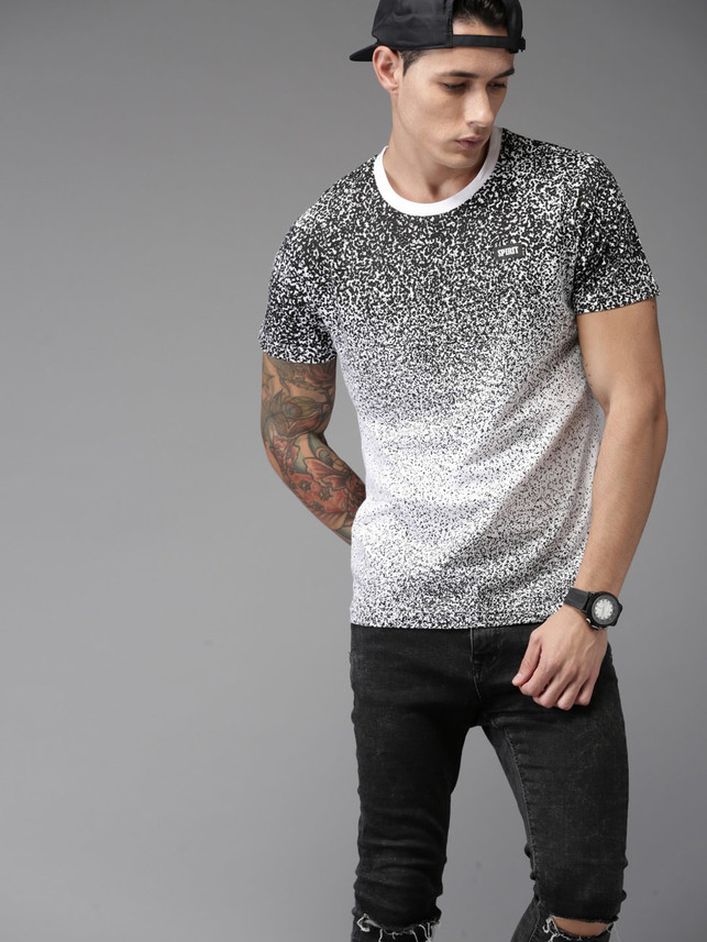 Moda Rapido Printed Men Round Neck 