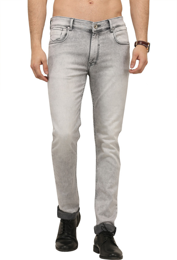 Reggy Caldo Slim Men Grey Jeans - Buy 