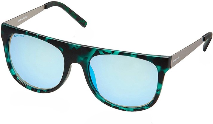 fastrack blue sunglasses