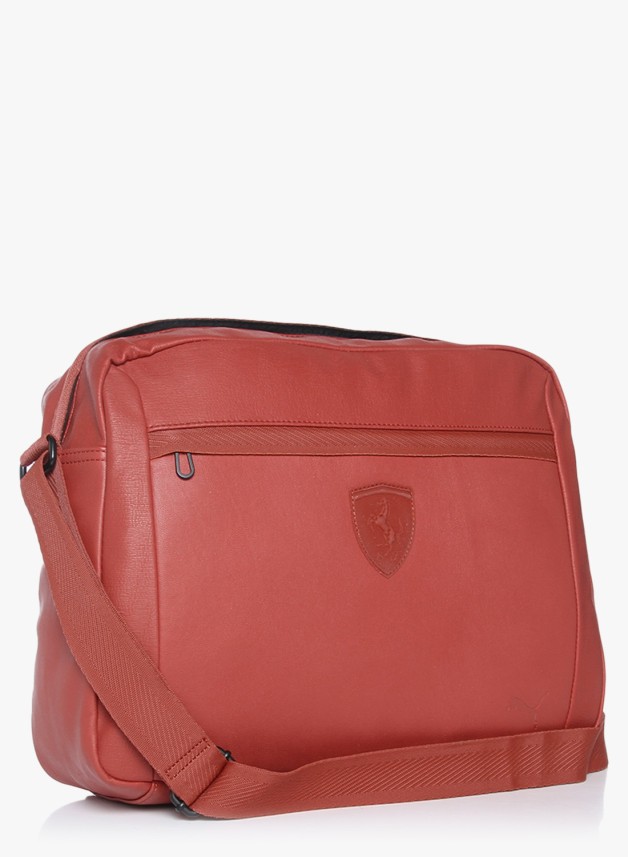 puma red sling bag