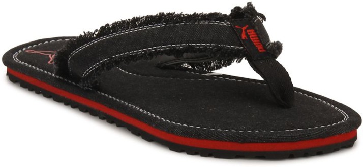 puma black flats