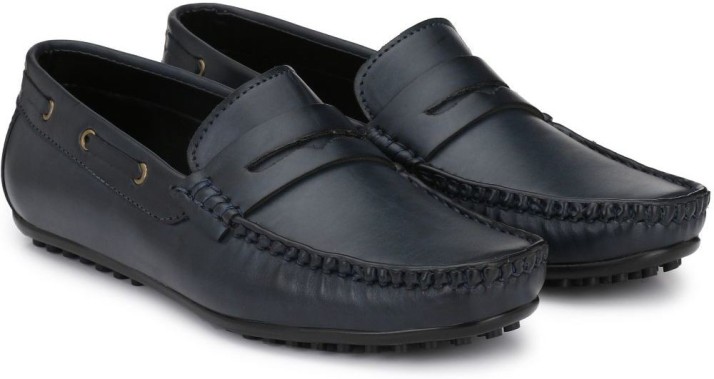 BIG FOX Black Loafers For Men - Buy BIG 