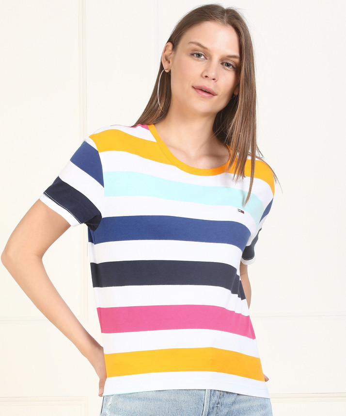 tommy hilfiger multicolor t shirt