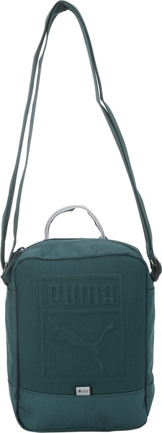 puma shoulder bag green