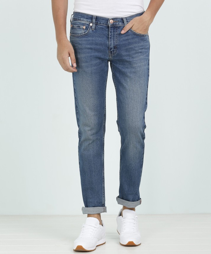 levi's slim men's blue jeans