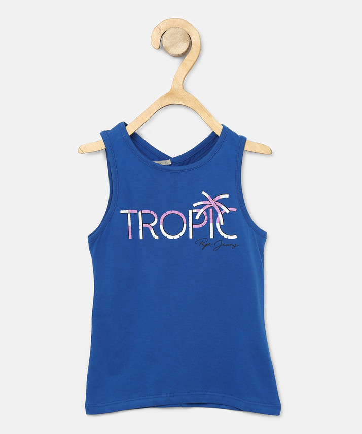 Pepe Jeans Girls Polycotton Tank Top 